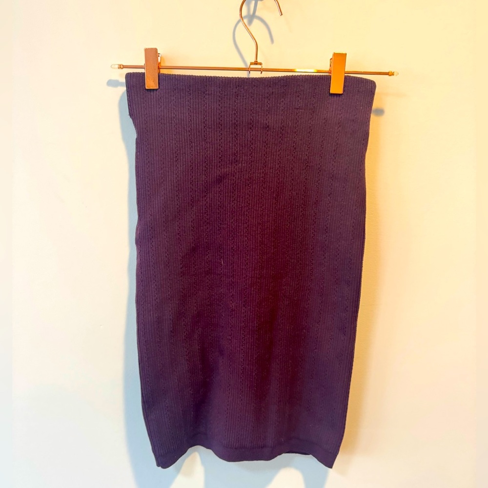 Express Burgundy Deep Red Purple Pencil Skirt size XS